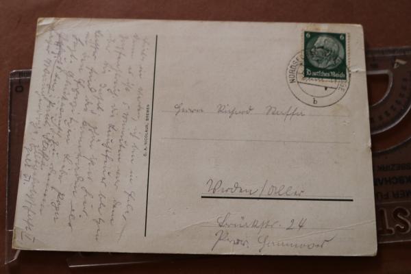 alte Karte - Opferkarte Jungvolk - Hitlerjugend - Zeltlager Wangerooge  1935 o. 39 ?